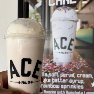 New Confetti Cake Milkshake