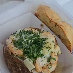 Cheesy Garlic Shrimp