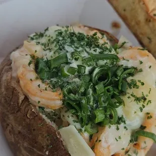 Cheesy Garlic Shrimp