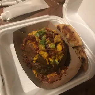 Bacon and cheese potato