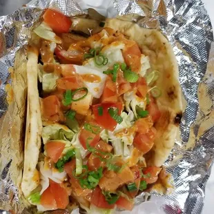 Shrimp in Naan