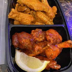 Strawberry Hot Lemon pepper wings, Buffalo wings