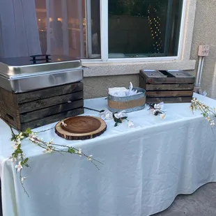 We work with you on decorations.