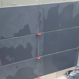 The crew working on some #renovations and #tile for a McDonalds in the city of #ElPaso.