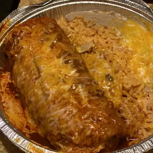 Beef chimichanga, tasty!