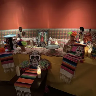 Inside restaurant
