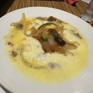 Queso Flameado   Baked Cheese