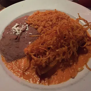 Entomatadas   Fried Stuffed Tortillas