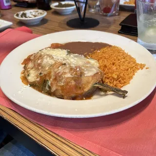 Chile Relleno de Res/ Stuffed Pepper