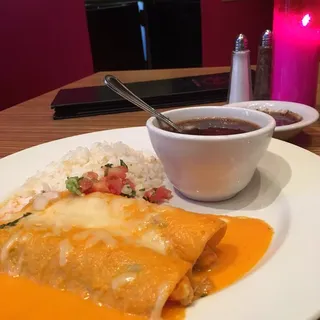 Enchiladas de Mariscos