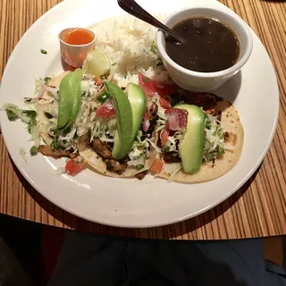 Mushroom & Calabacita Tacos