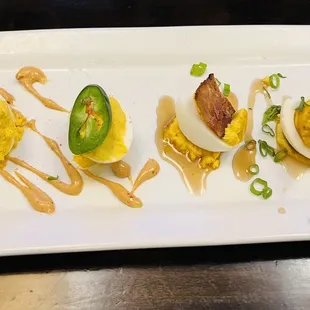 Deviled Eggs 1/2 and 1/2