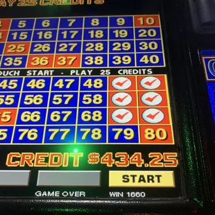 My winnings from my last two times going.