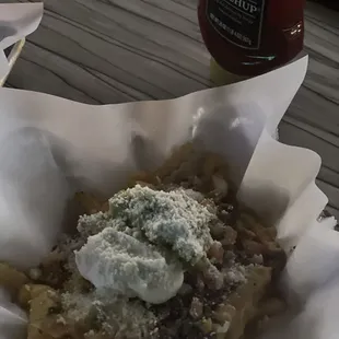 Carne asada fries