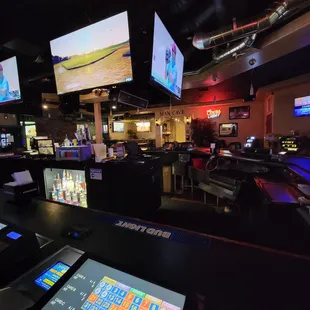 a view of the game room