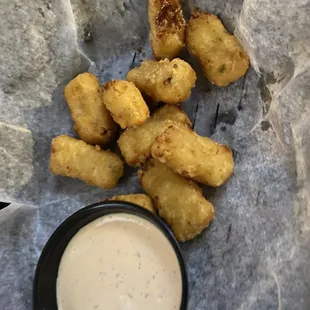 OUTSTANDING  NEW fried Mac and cheese appetizer