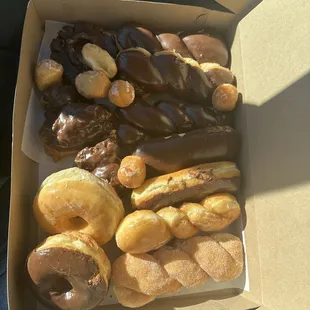 Dozen mixed donuts