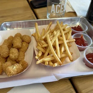 Tater tots and fries