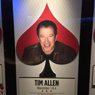 tim allen playing card