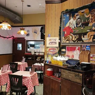 Inside of Ace's Pizza