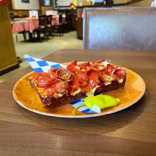 Personal Pepperoni Detroit Square Pizza