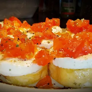 Bruschetta appitizer