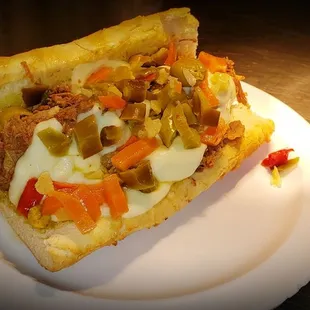 Itialian beef sandwich