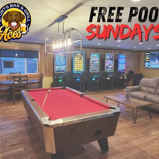 Free Pool All Sunday