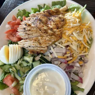 Chopped Salad with chicken breast