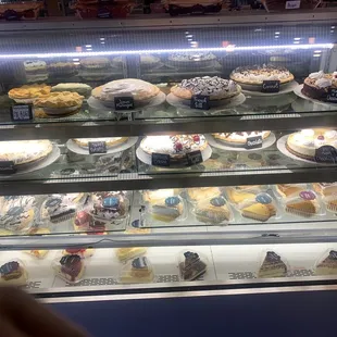 Pies on display!