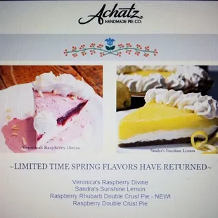 Spring Sweet Pies are here!