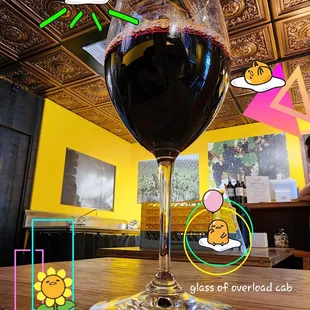 Glass of overload cab