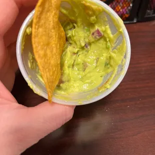 Creamy guac.. yuck