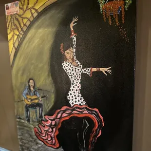 a woman dancing