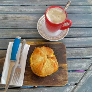 Everything Bagel Breakfast Sandwich