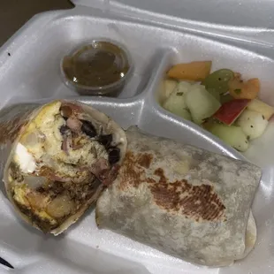 Ultimate breakfast burrito