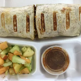 Scrambled Egg Burrito