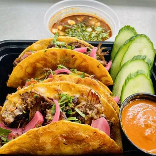 Birria tacos
