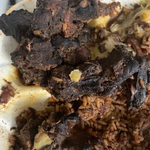 This is a photo of my horrible ox tails and I do mean horrible