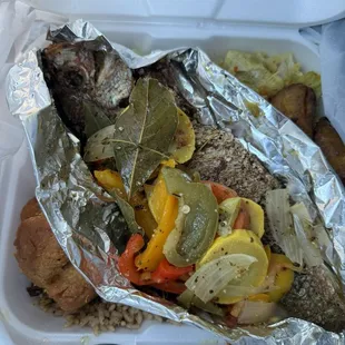 Large Escovitch Red Snapper