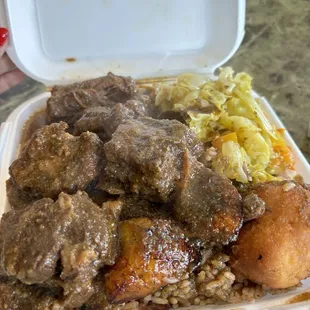 Oxtail plate