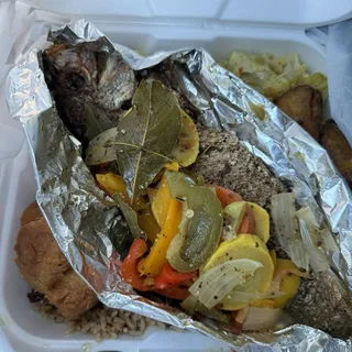 Large Escovitch Red Snapper