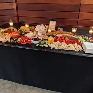 Hummus and veggies