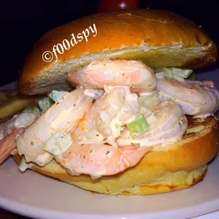 Shrimp salad sandwich