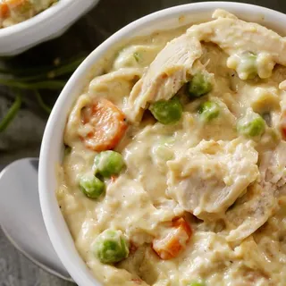 Crustless Chicken Pot Pie