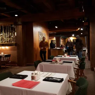 Checking in at Sticks restaurant