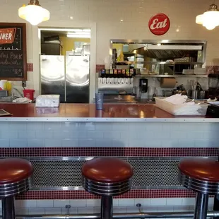 Quintessential diner counter