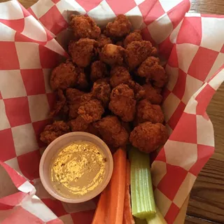 Itty Bitty Hot Chicken Bites With Celery, Carrots & Ranch