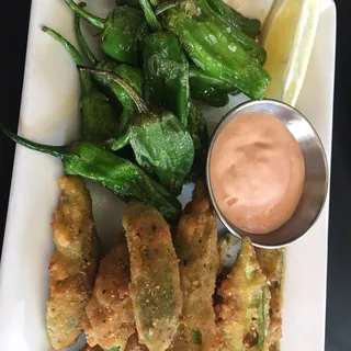 Fried okra