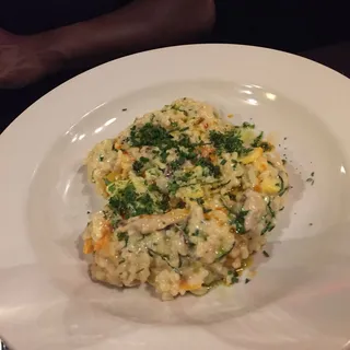 Summer market vegetable risotto